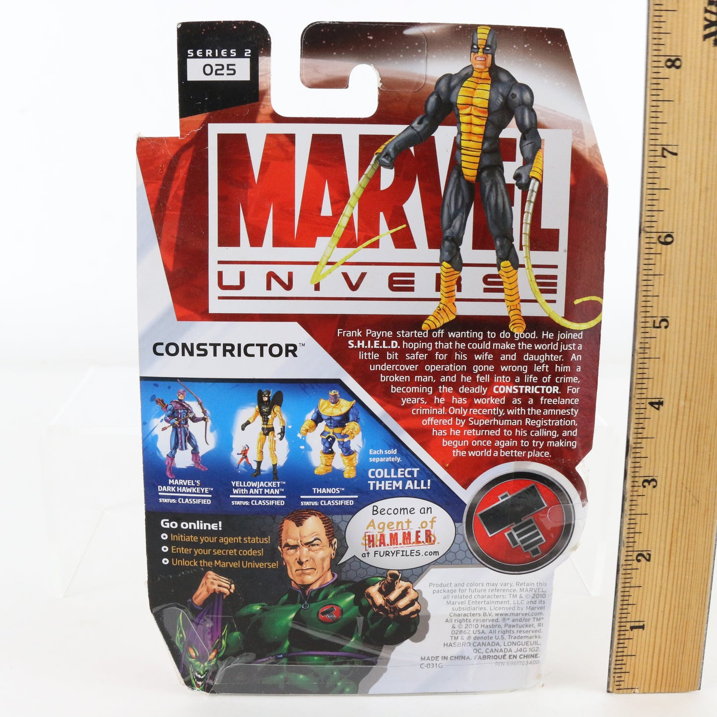 Marvel Universe Series 2 025 Constrictor 3.75" Action Figure Hasbro