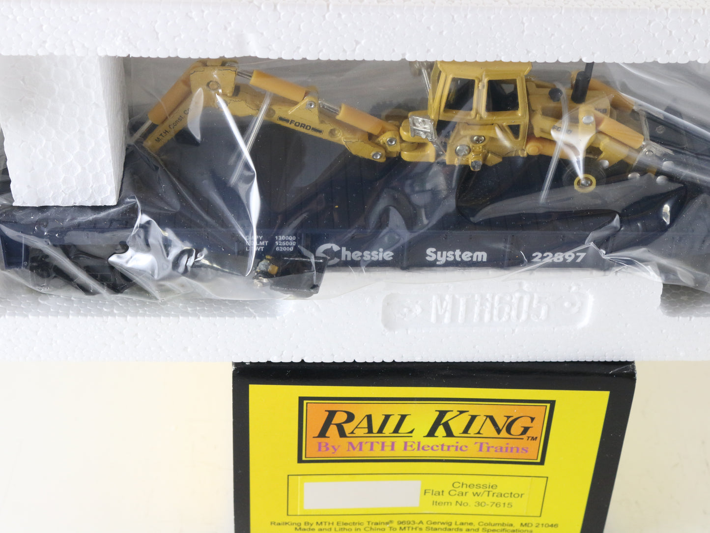 MTH Rail King O 30-4016-0 Chessie System Construction Set No Locomotive AS-IS