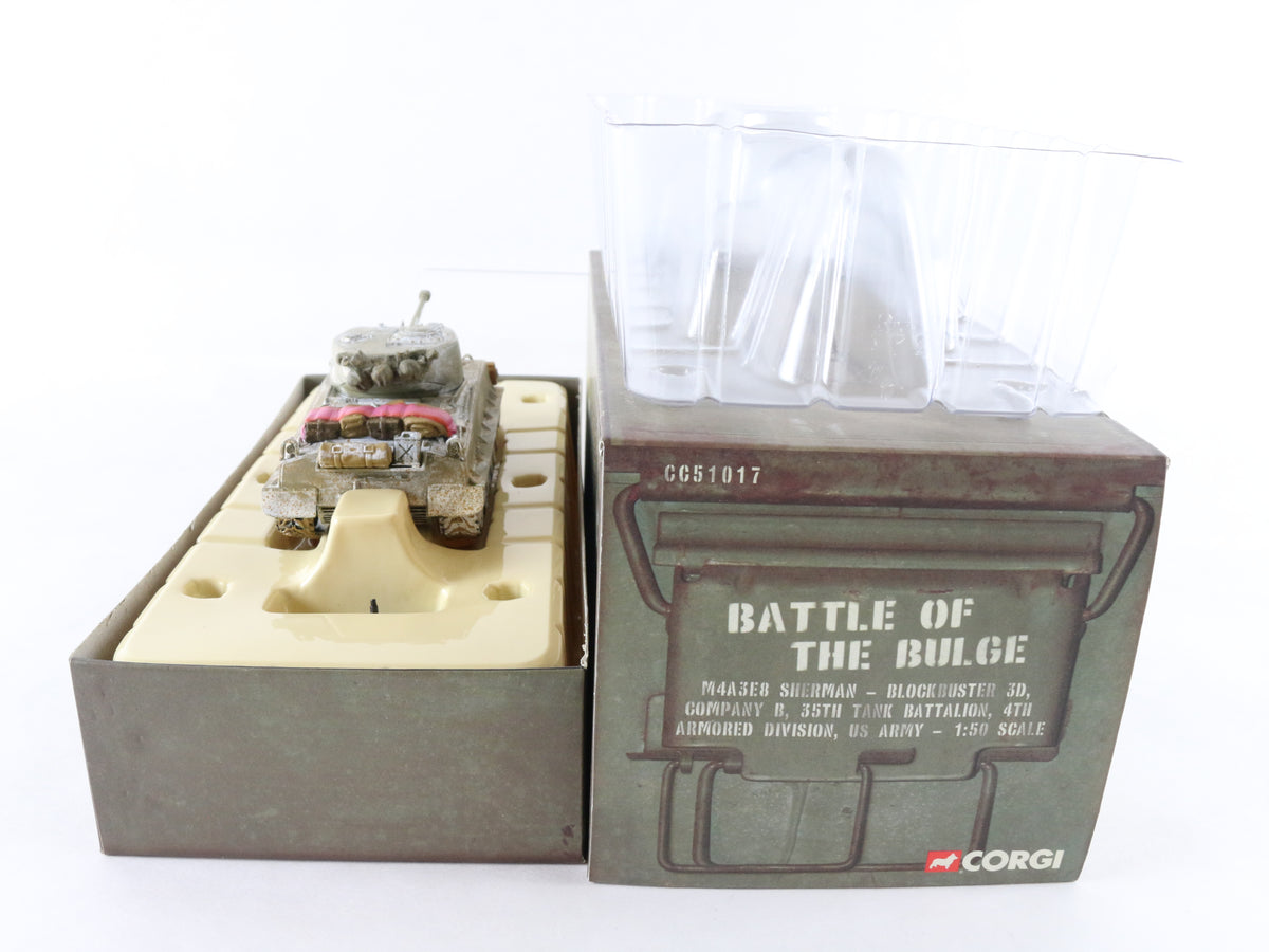 M4A3E8 Sherman 35th Tank Battalion US Army WW2 Corgi 1:50 CC51017 Model