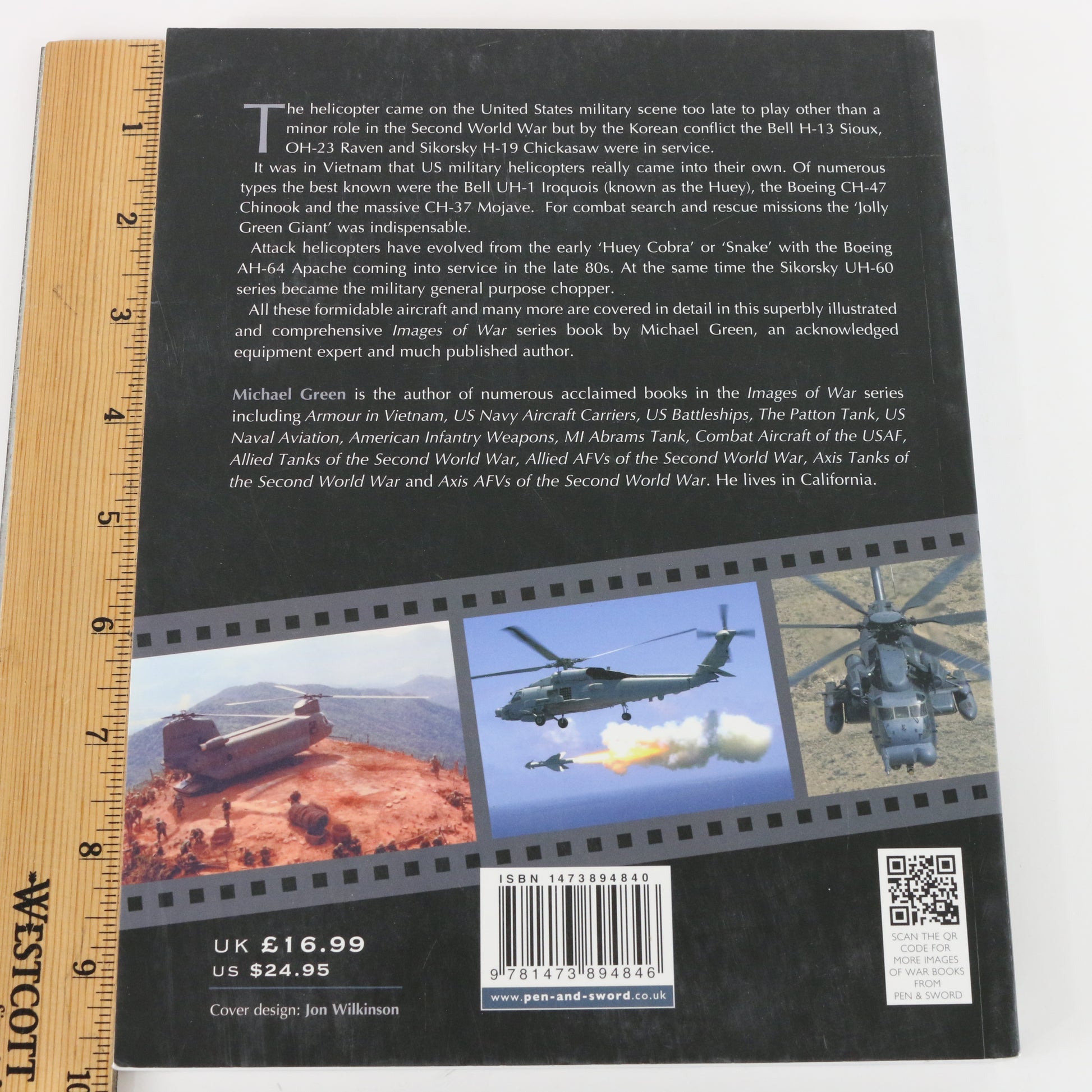 US Military Helicopters Images of War Archive Book by Michael Green