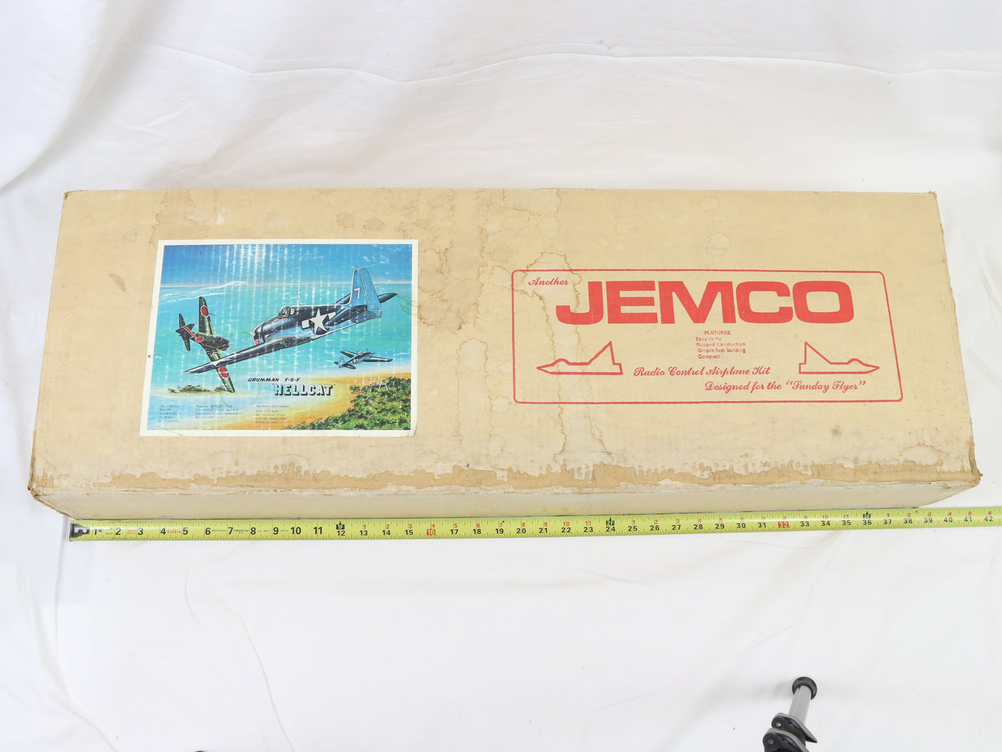 Jemco Grumman F-6-f Hellcat 56" Wingspan Wood RC Plane Kit