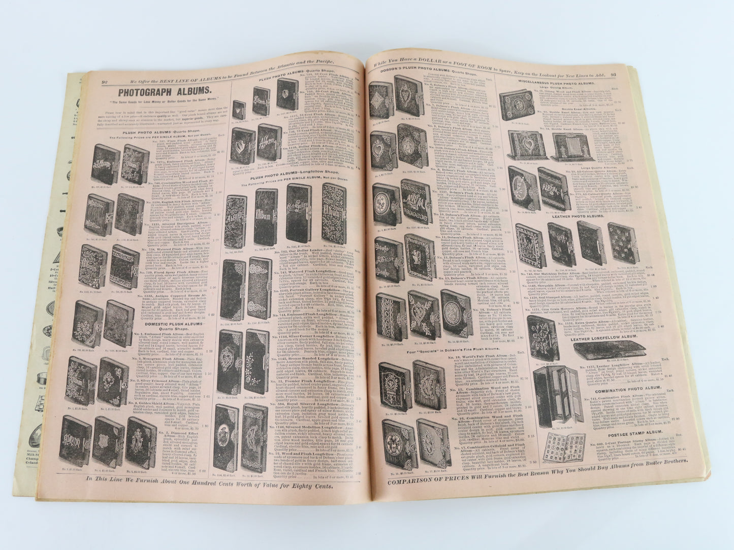 Rare Antique 1893 Butler Brothers Our Drummer Fall Merchant’s Catalog