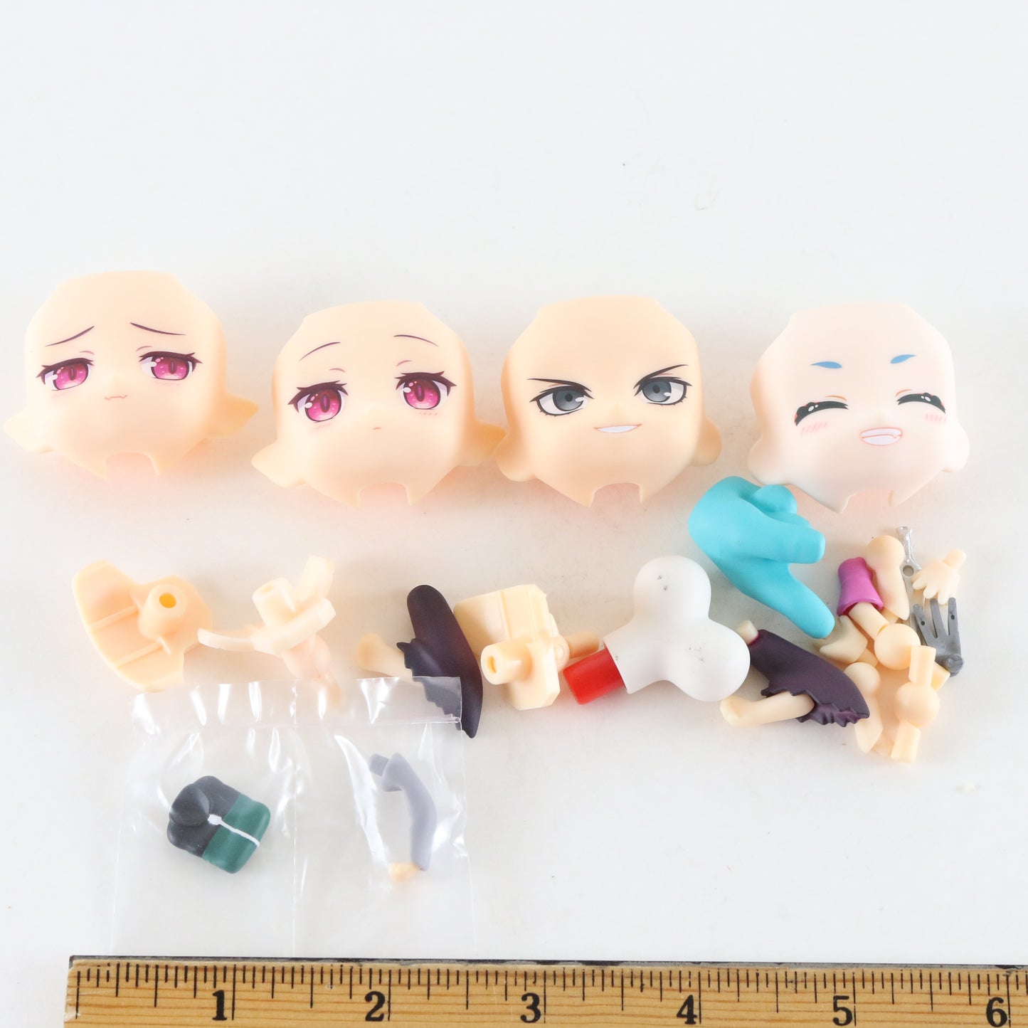 Lot Of Misc Nendoroid Stands Parts & Instruction Sheets Miku Crewmate Good Smile