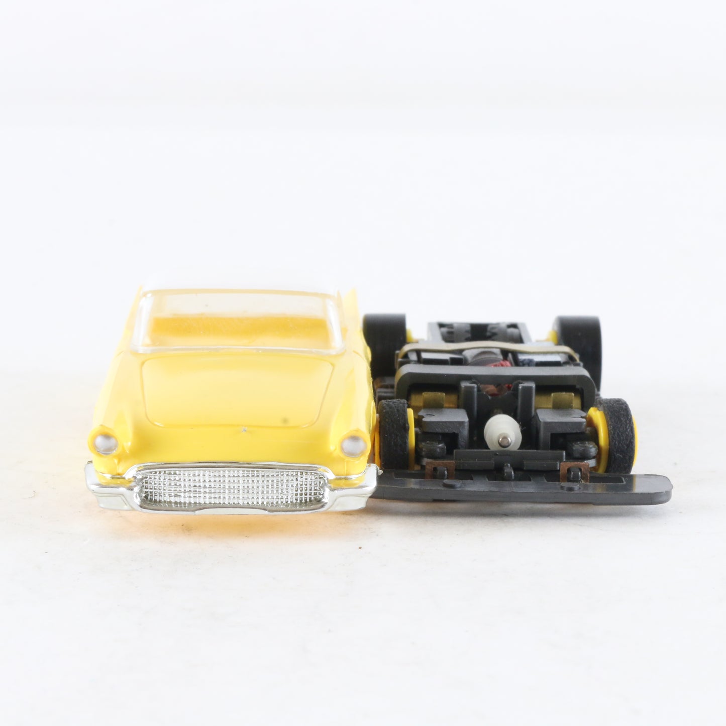 TYCO HO Slot Car 57 Thunderbird 1957 T-Bird Wide TCR Chassis MINT CAR