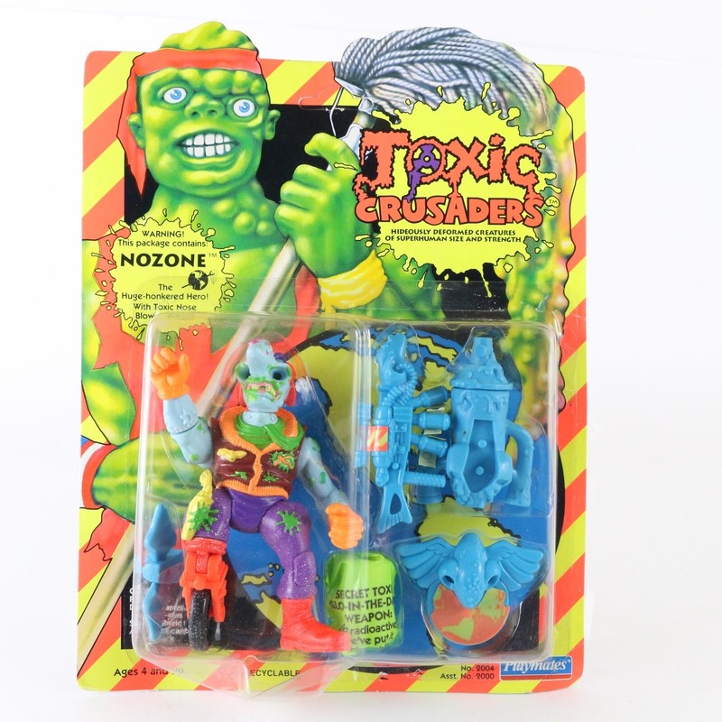 Toxic Crusaders Nozone Vintage 1991 Playmates Unopened Unpunched