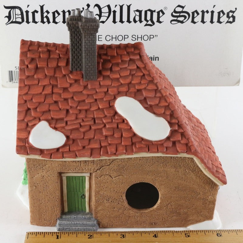 Dept 56 Dickens Heritage Village Chop Shop Christmas Building 58331