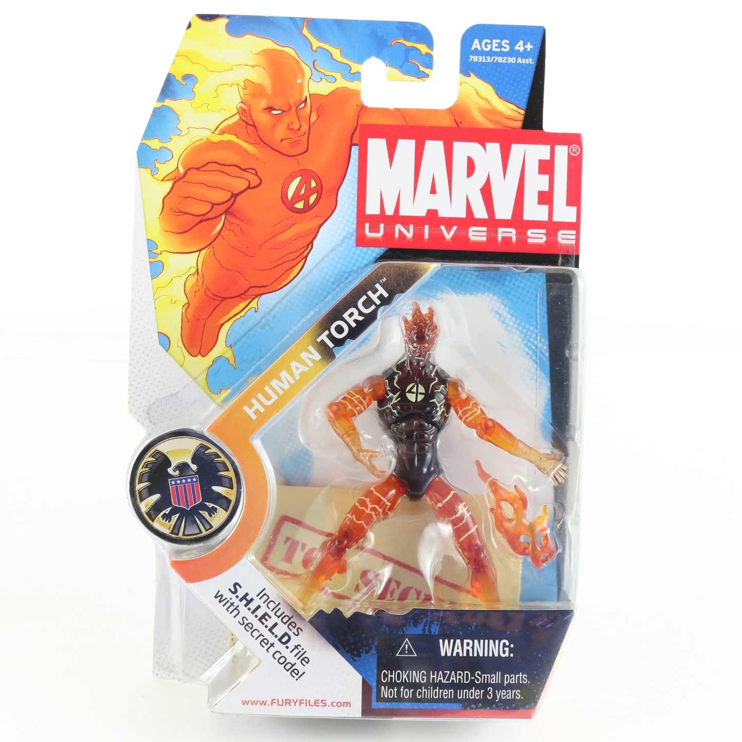 Marvel Universe 007 Human Torch Hasbro 3.75" Action Figure
