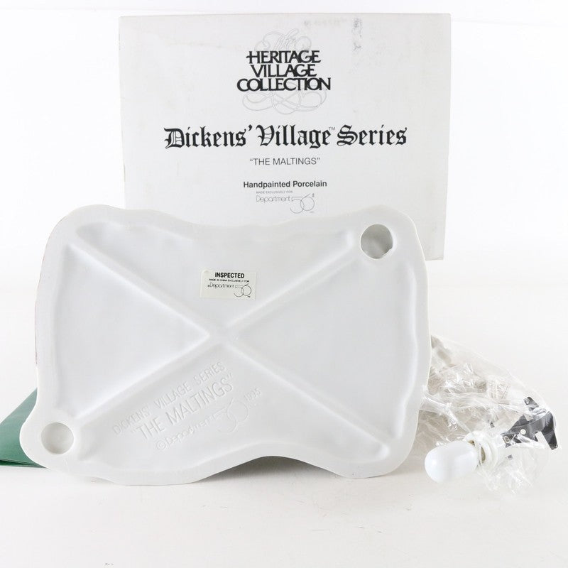 Dept 56 Dickens Heritage Village Maltings Porcelain Christmas Building 5833-5