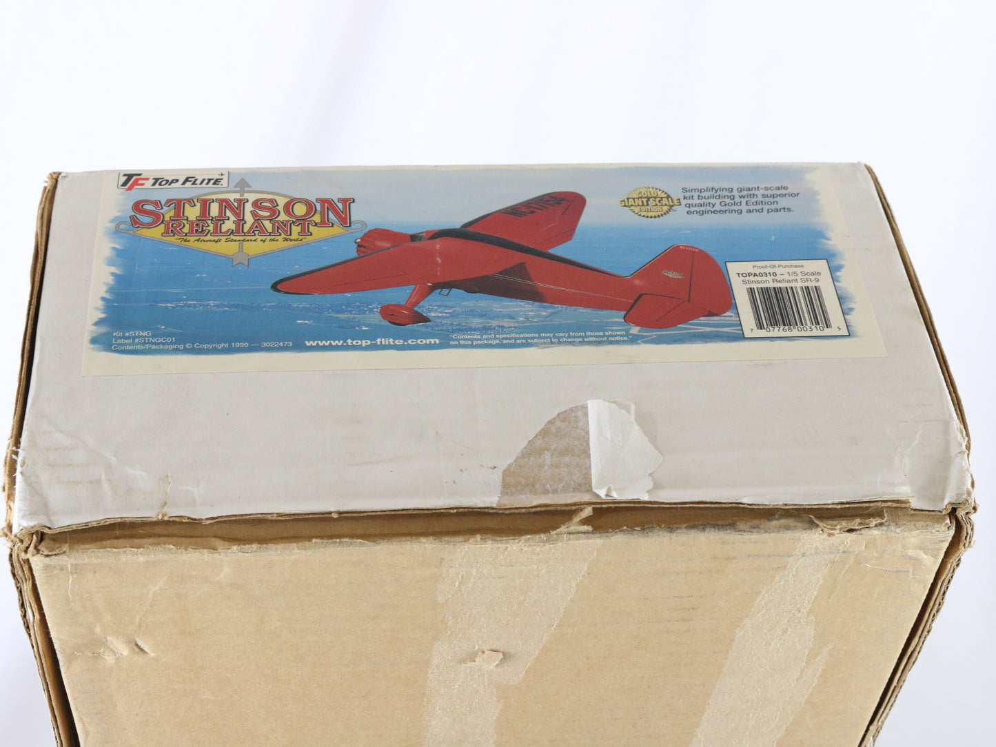 Top Flite Gold Edition Stinson Reliant Sr-9 100.5” Wingspan