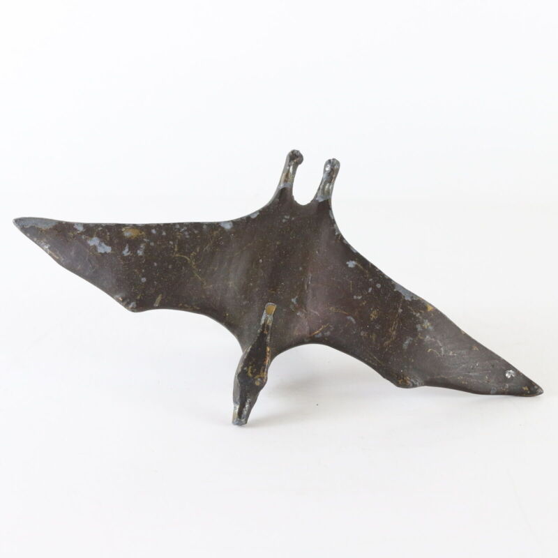 Vintage Brass/Brone SRG Sell Rite Gifts Cast Bronze Pterodactyl Dinosaur #47