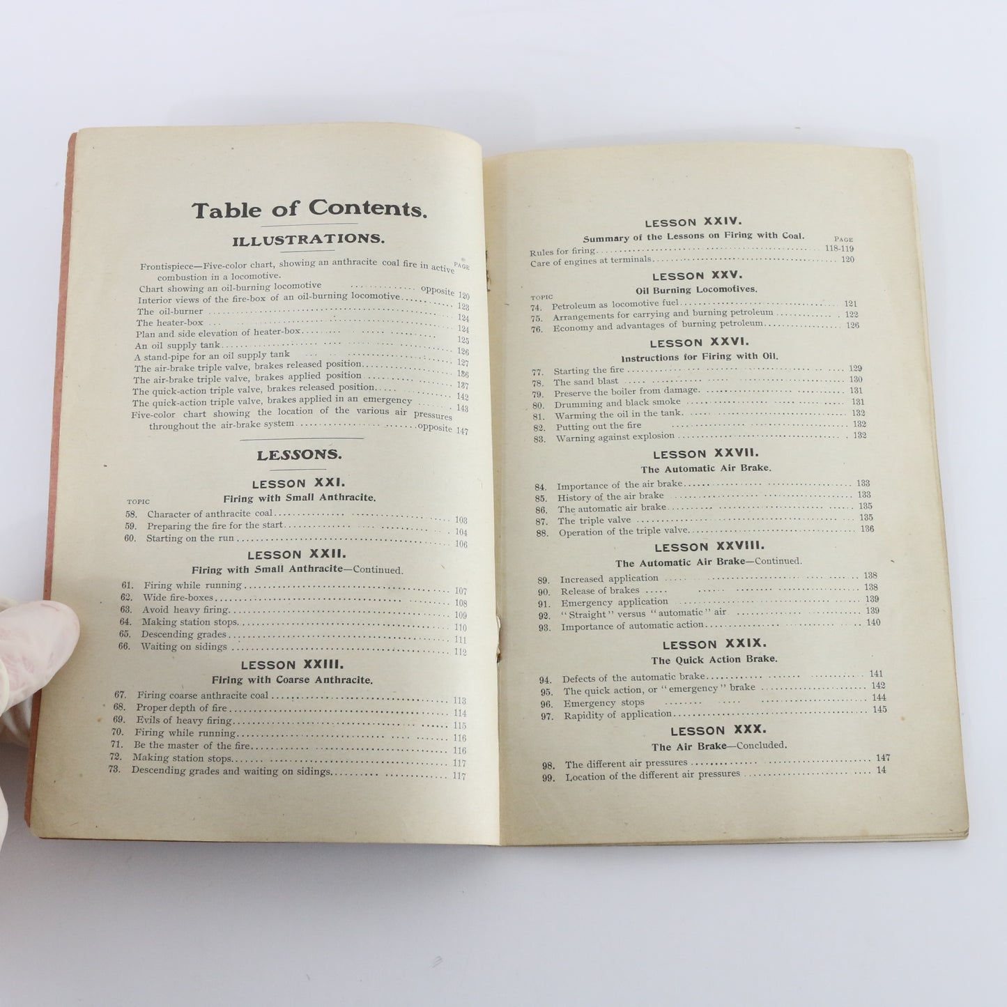 Antique 1904 Fireman's Preparatory Instruction Railway Guide by G. Baker