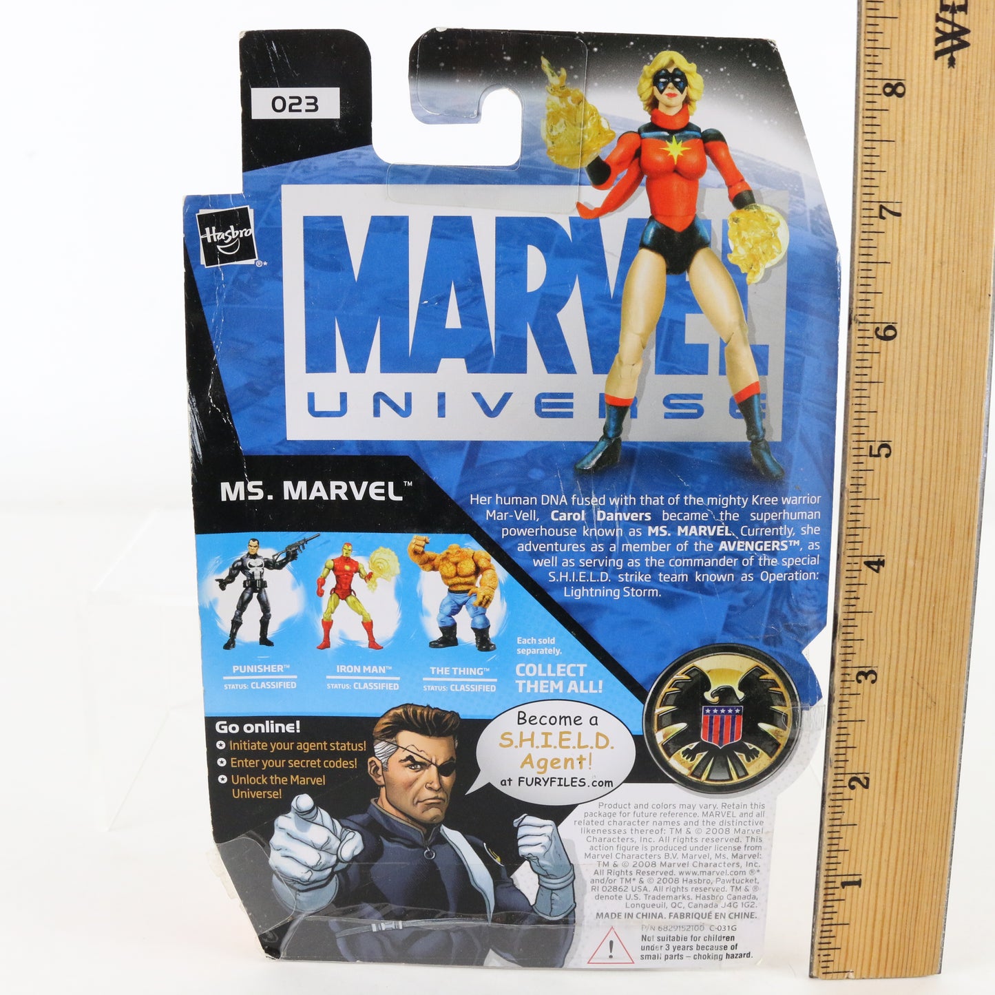 Marvel Universe 023 Ms Marvel 3.75" Action Figure Hasbro