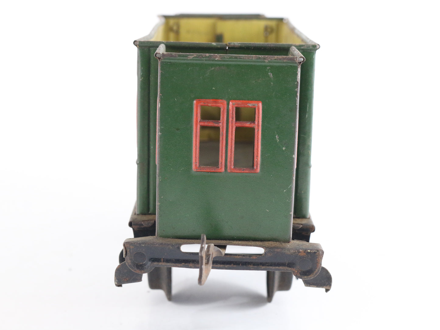 Bing Prewar GBN O Green Postwagen Baggage Car Model Train historic German baggage coach tinplate collectible
