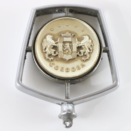 Vintage 1970s Chrysler Cordoba Hood Emblem Ornament with Lions