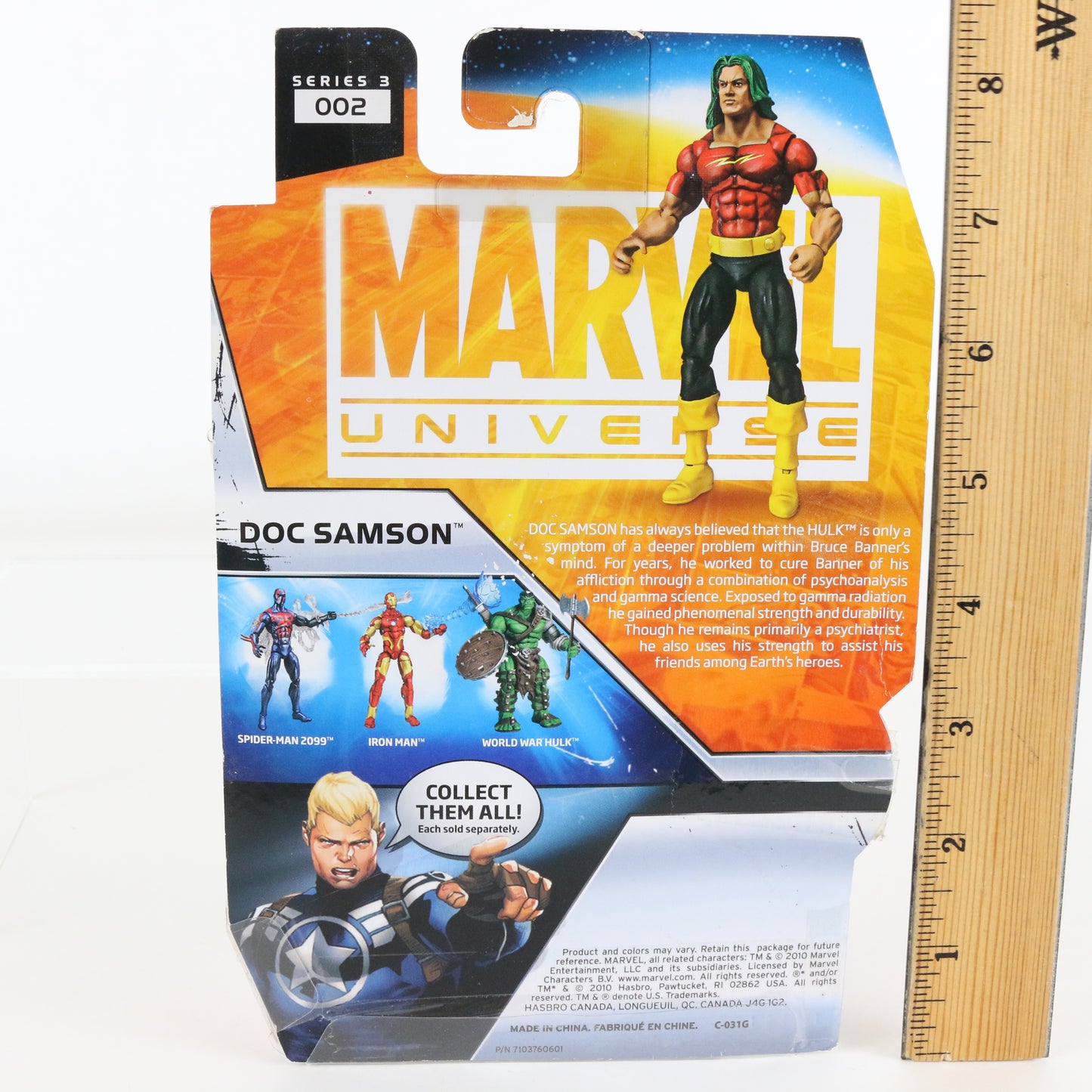 Marvel Universe Series 3 002 Doc Samson 3.75" Action Figure Hasbro
