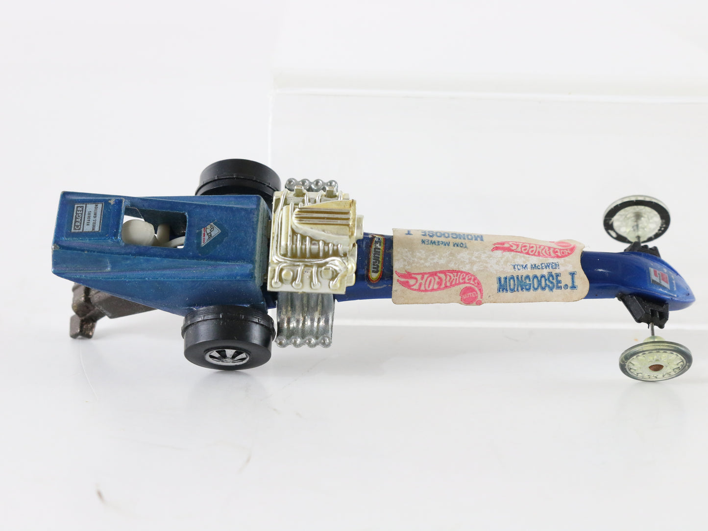 Vintage Hot Wheels Tom McEwen Mongoose 1 W/ Decals Mattel 1:64 5951002