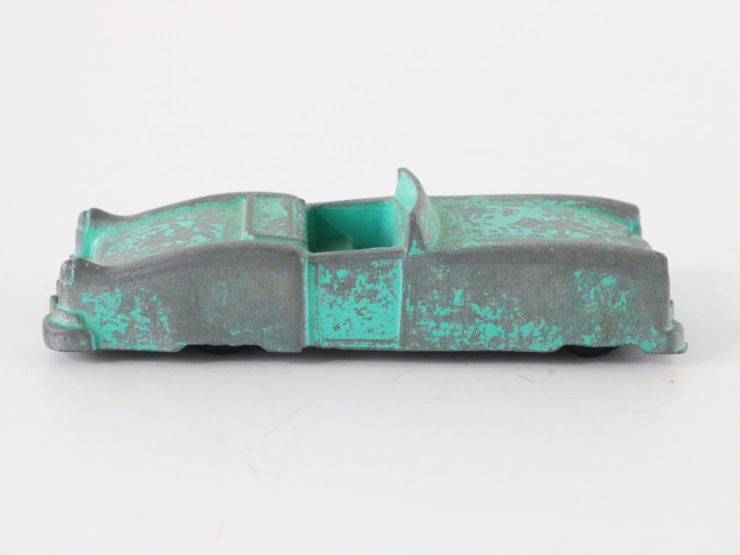 Vintage Cadillac Convertible Green Midgetoy Metal Car 3.5"