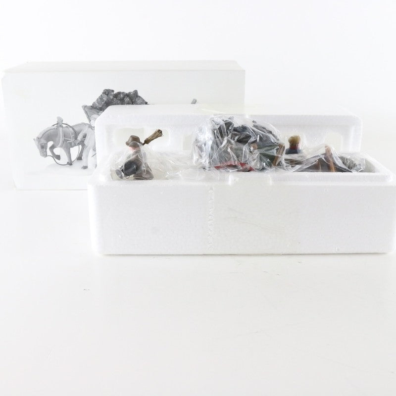 Dept 56 Heritage Village Delivering Coal For The Hearth Set Of 2 58326