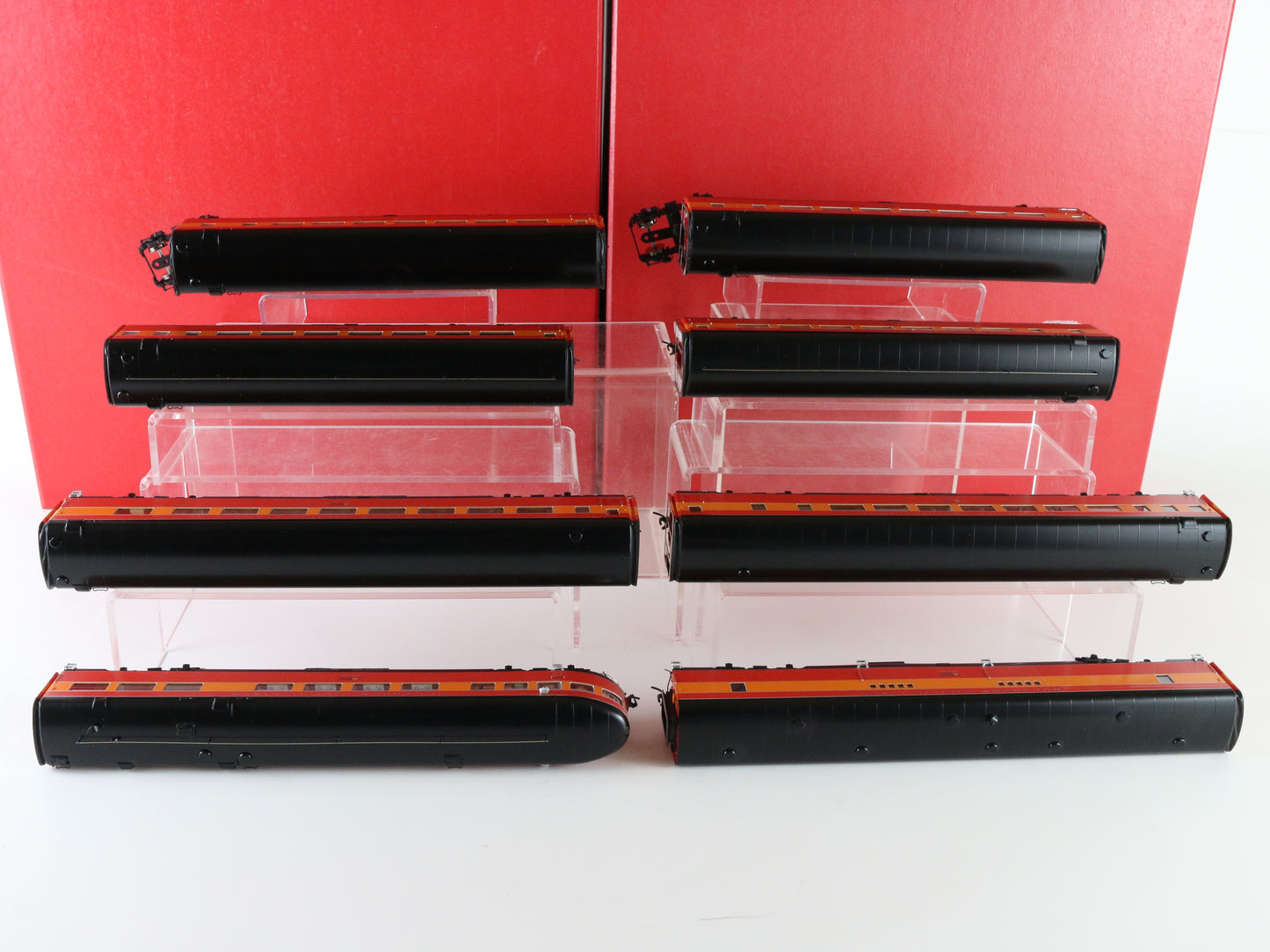 Coach Yard HO Texas New Orleans 1937 Sunbeam 8 Car Passenger Set TCY 0952 Brass
