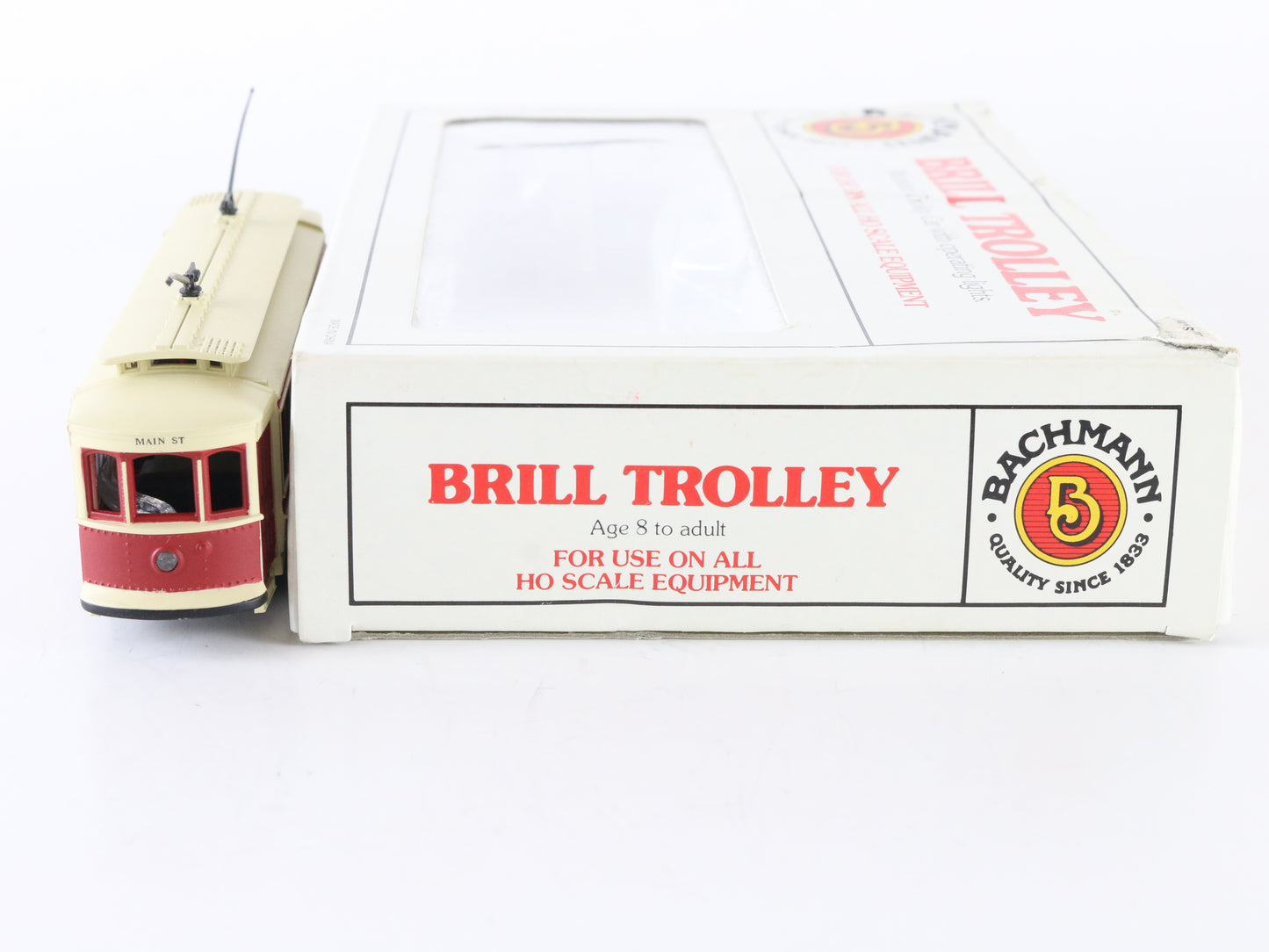 Bachmann HO Mainstreet Brill Trolley Train Car