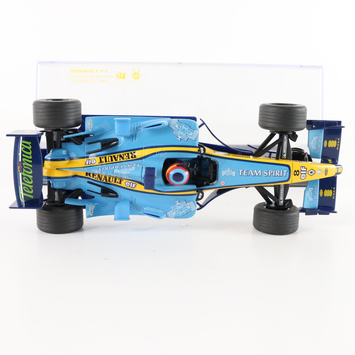 Renault T R24 #8 Team Spirit Blue & Yellow Hornby Scalextric 1:32 Slot Car