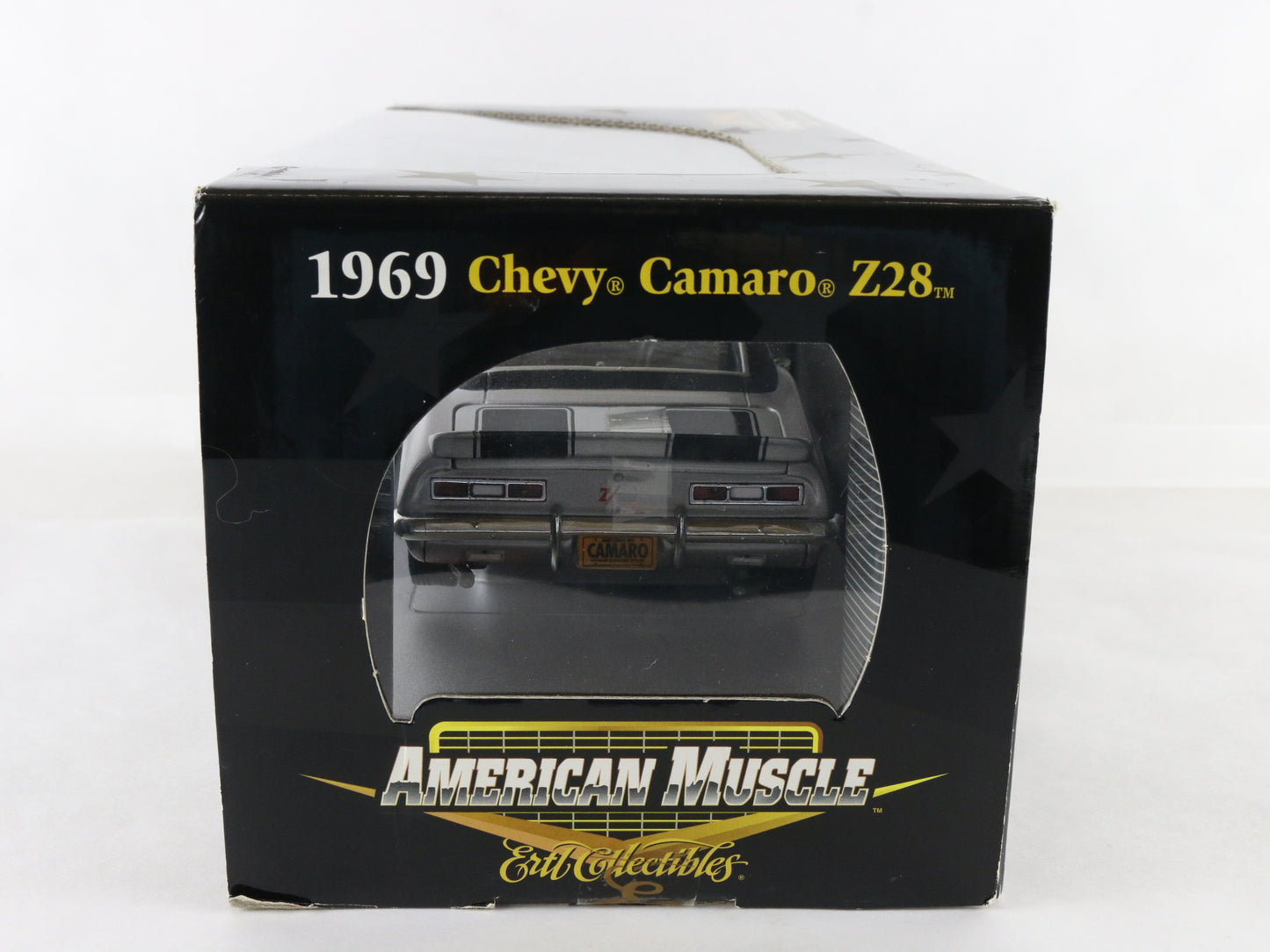 1969 Chevy Camaro Z28 Silver Elite Edition American Muscle ERTL 1:18 LE of 5000
