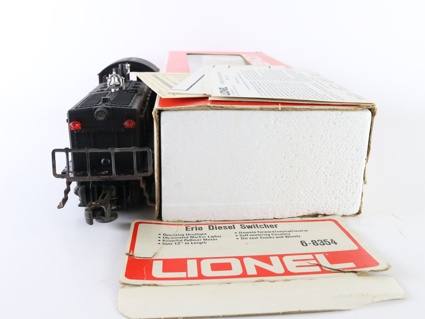 Lionel O Erie 8354 Black Switcher Diesel Locomotive