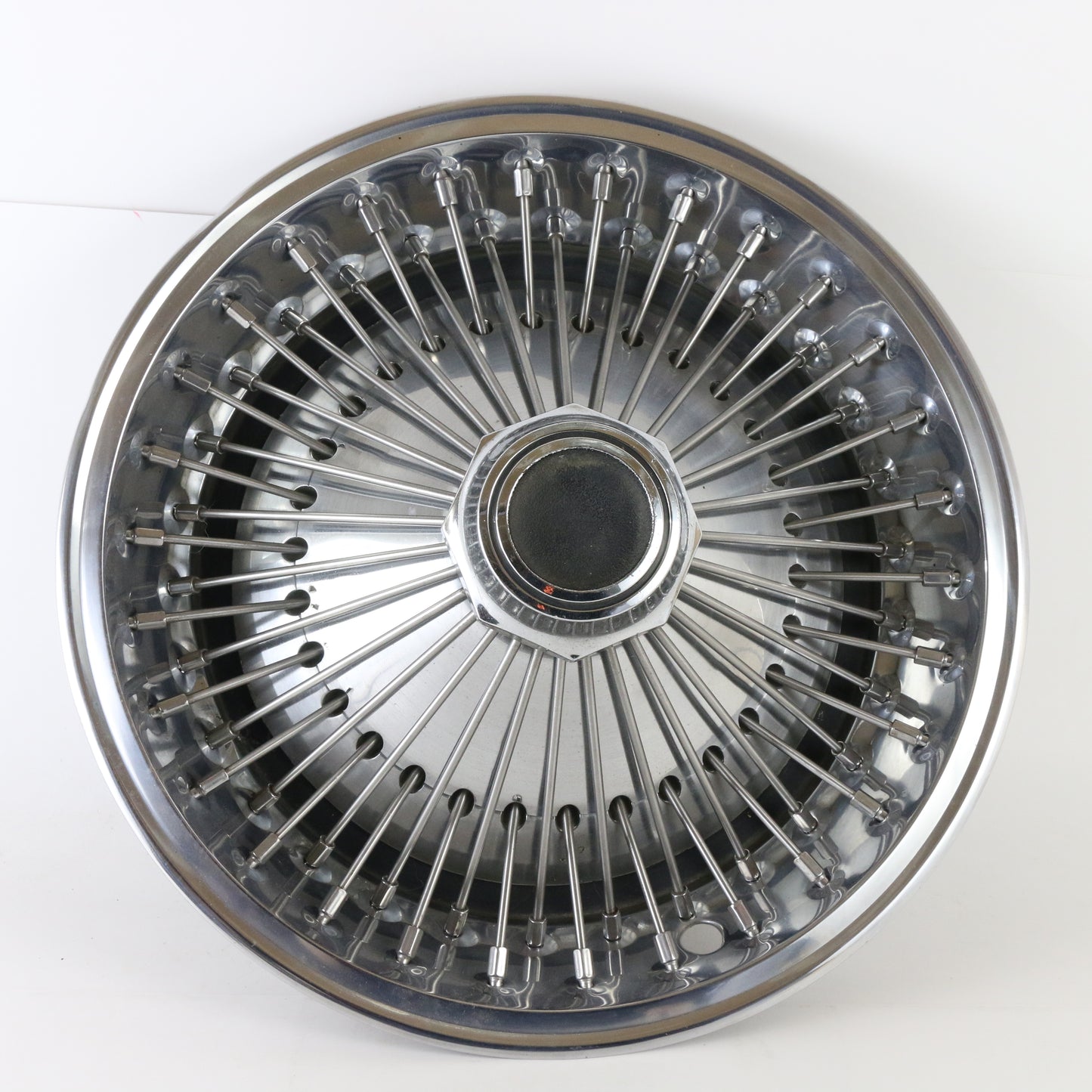 Lot Of 2 Vintage 1968 Ford Mustang Metal Wheel Hubcaps 14.25"