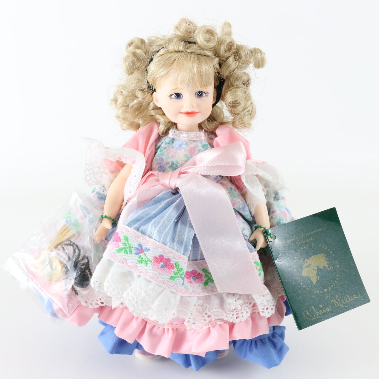 Little Miss Muffet World Of Childrens Poetry Chris Miller 8" Doll