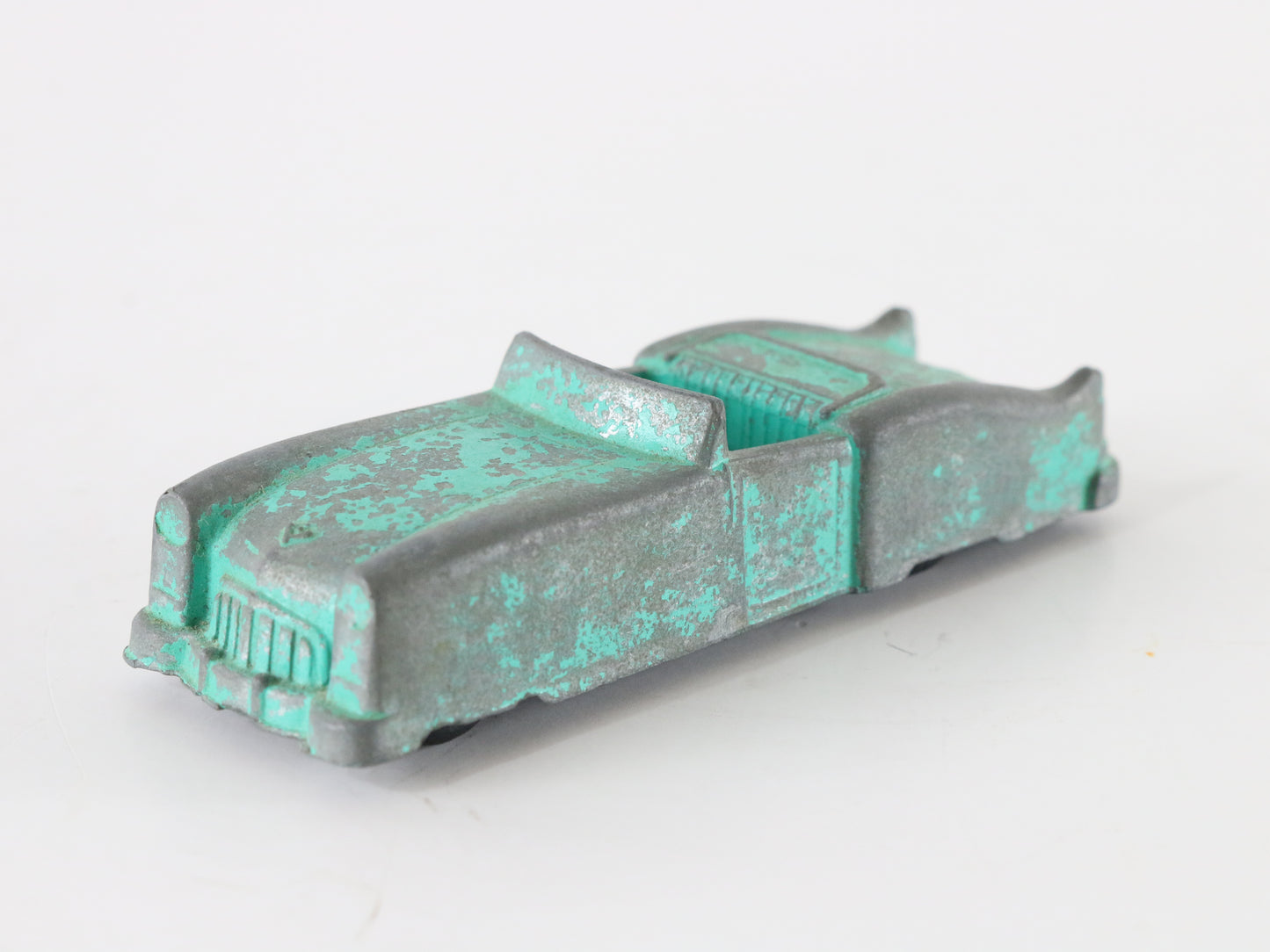 Vintage Cadillac Convertible Green Midgetoy Metal Car 3.5"