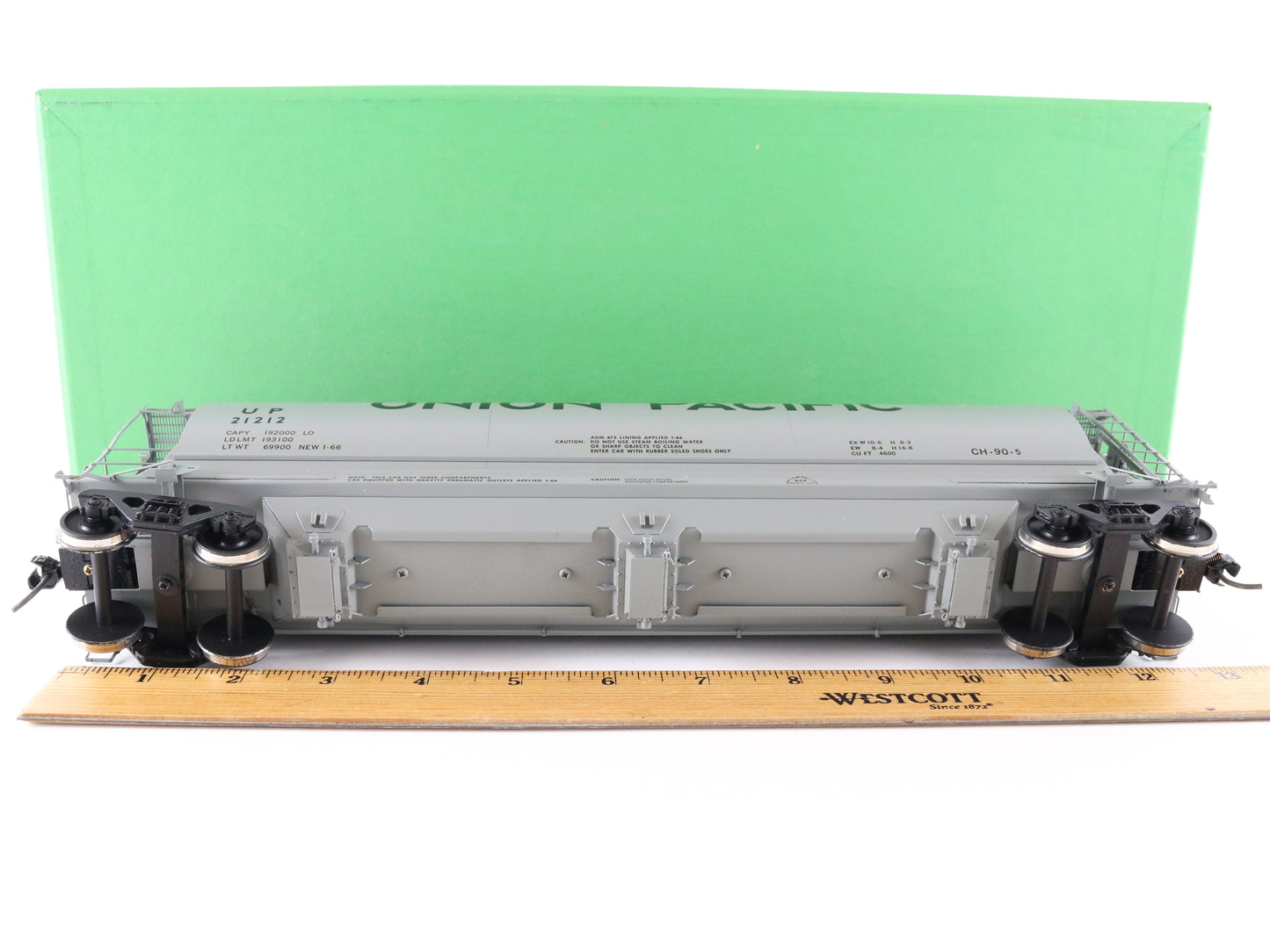 Overland O Scale UP 21212 Cylindrical Covered Hopper Brass Painted OMI-0711