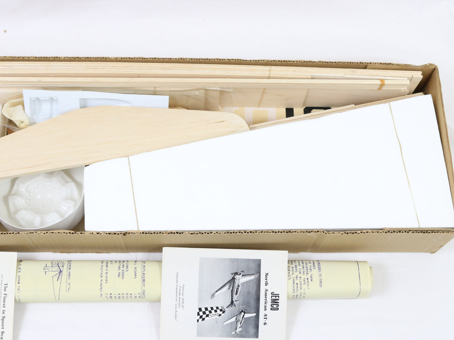 Jemco North American At-6 54" Wingspan Wood RC Wood Kit