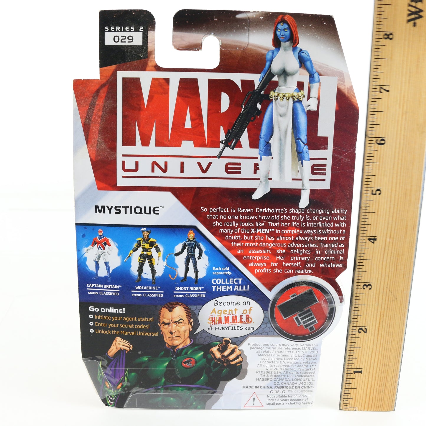 Marvel Universe Series 2 029 Mystique Hasbro 3.75" Action Figure