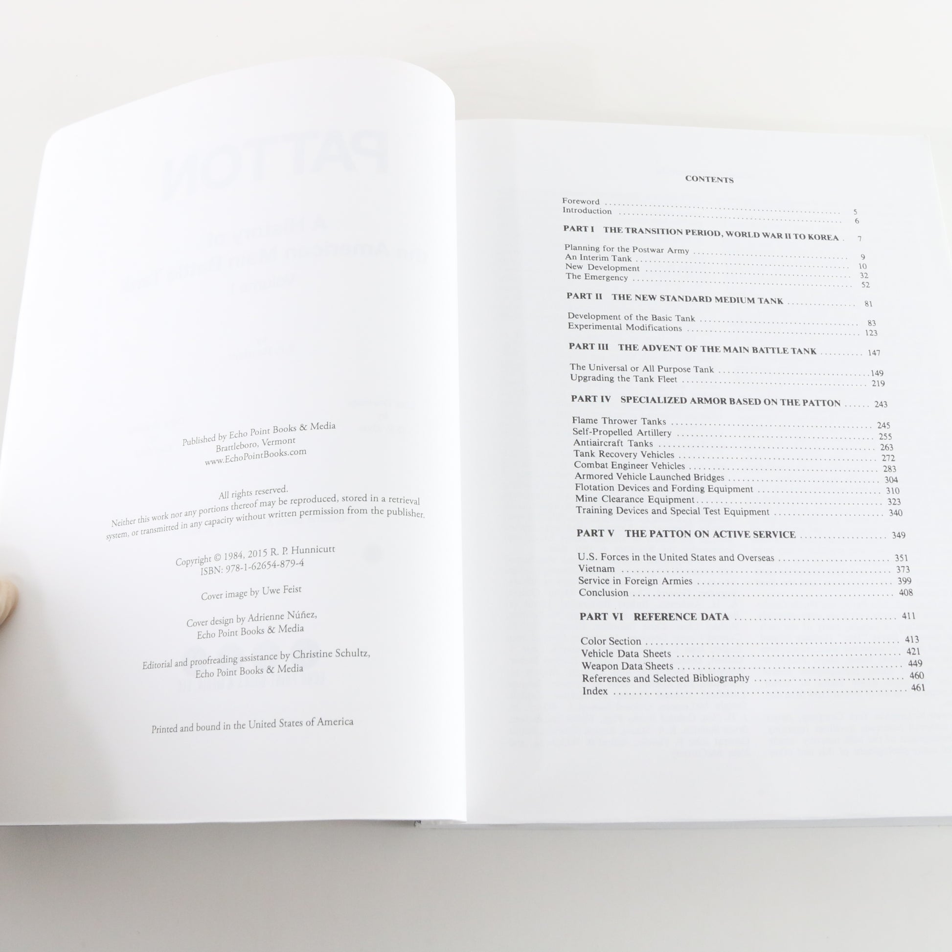 Patton History of American Main Battle Tank Vol 1 by Hunnicutt