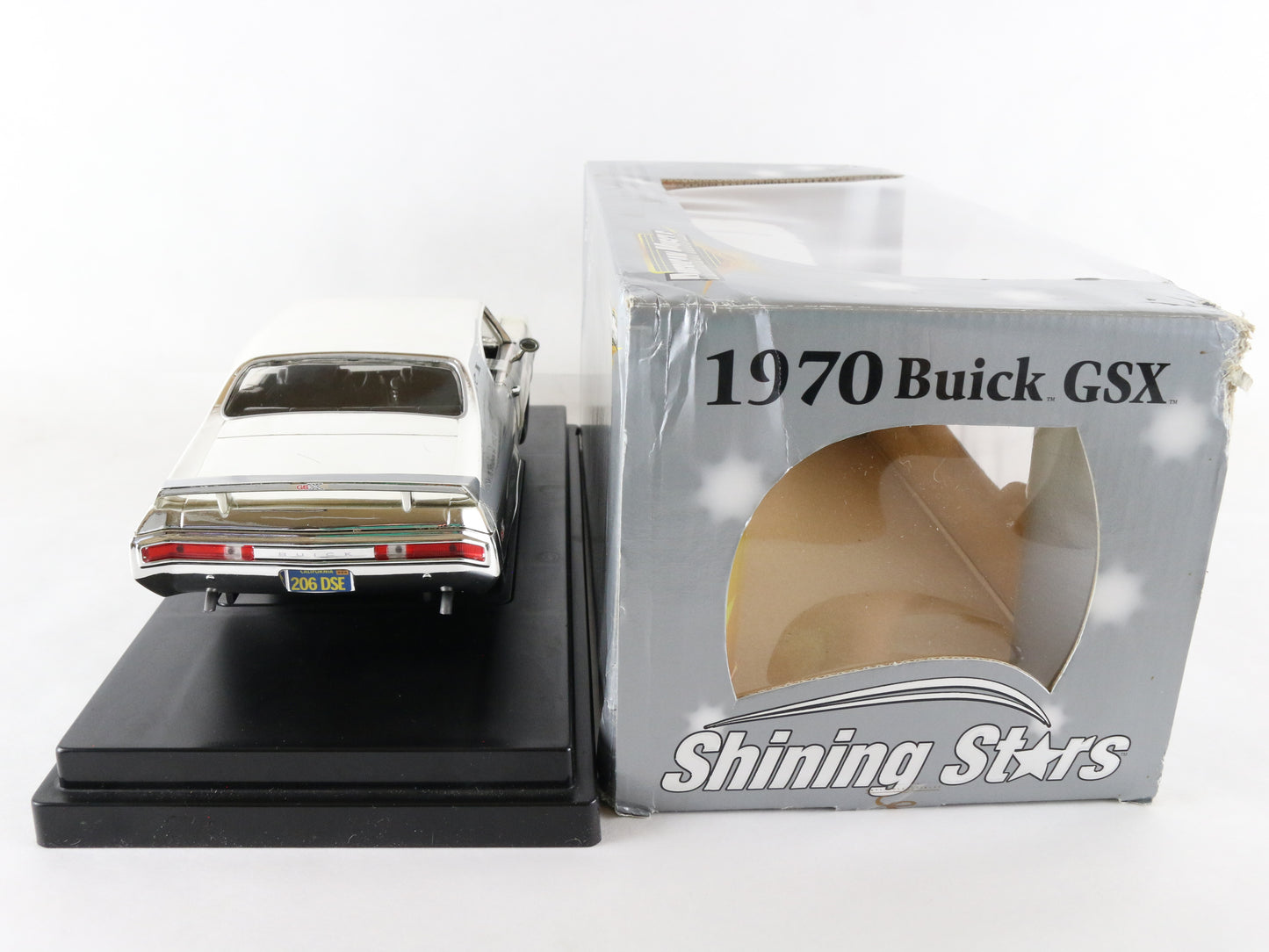 ERTL American Muscle 1:18 1970 Buick GSX Shining Stars Chrome Diecast Car 33730