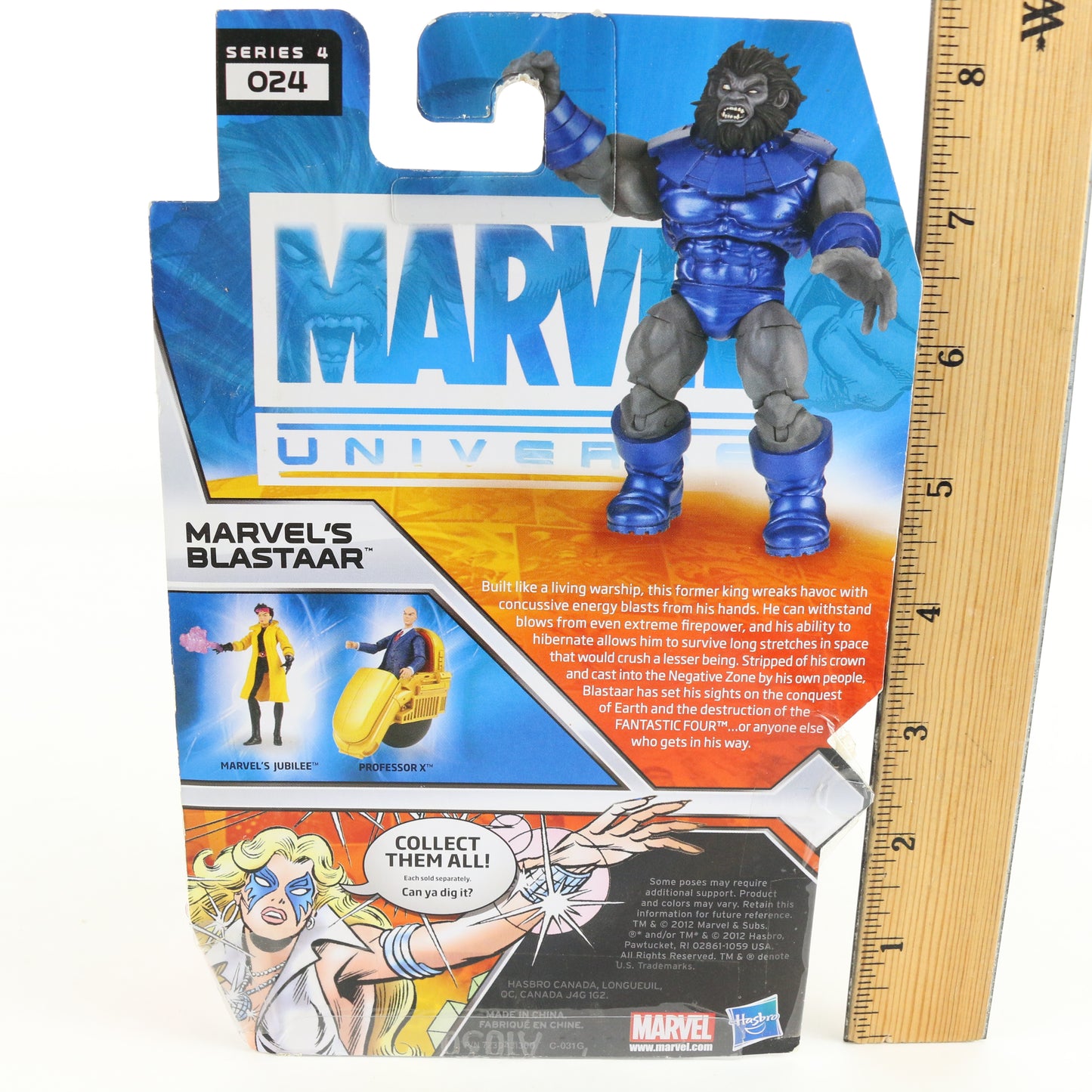 Marvel Universe Series 4 024 Blastaar Fantastic Four Hasbro 3.75" Action Figure