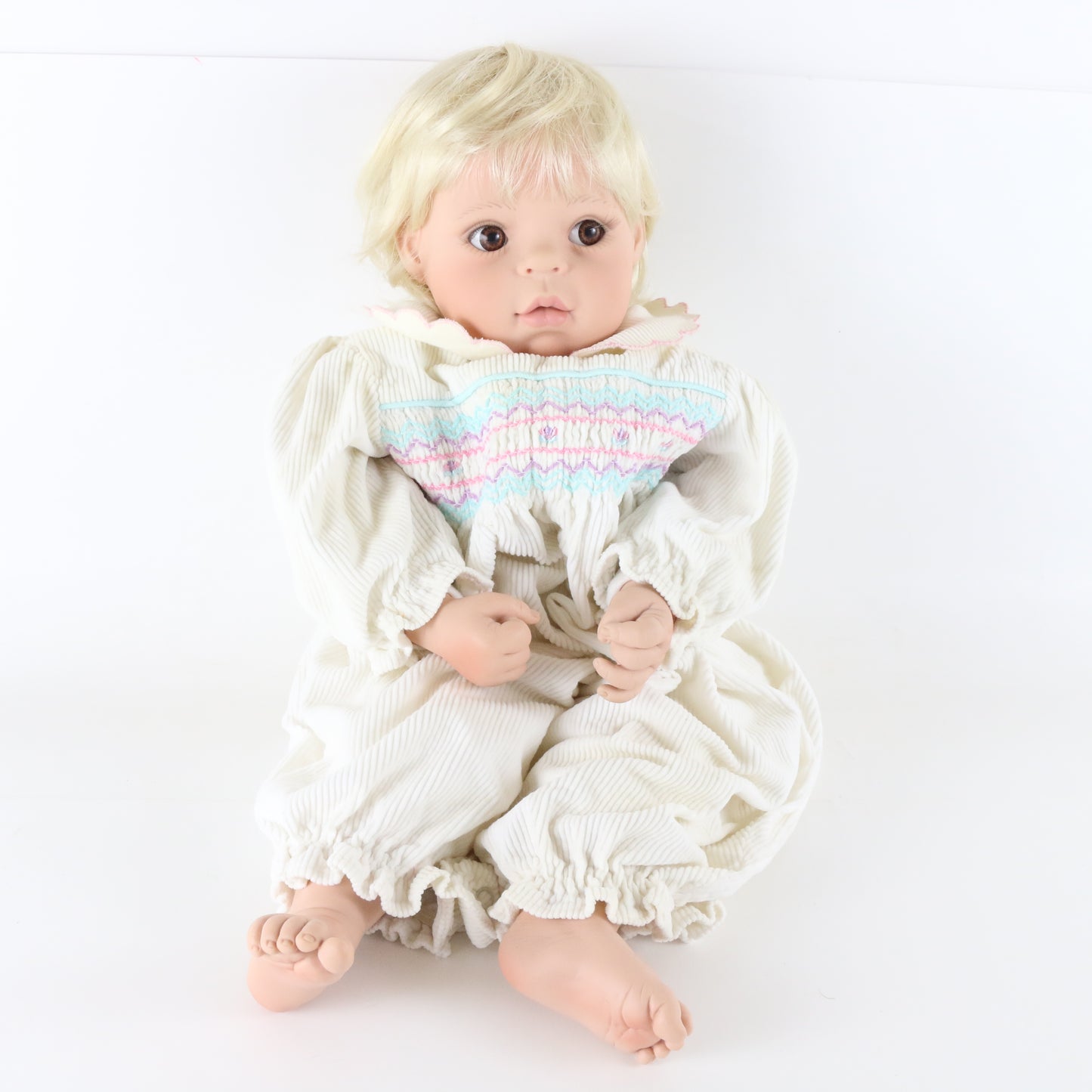 Phyllis Parkins Collectibles Lee Middleton? Large 21" Vinyl Doll W/ Clothing