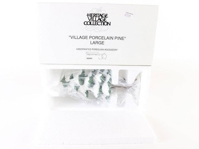 Dept 56 Heritage Village Large Porcelain Pine TREE 5218-3 Christmas Accessory