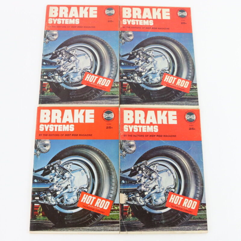 Lot Of 4 Brake Systems Spotlite 523 1962 Vintage Hot Rod Magazines