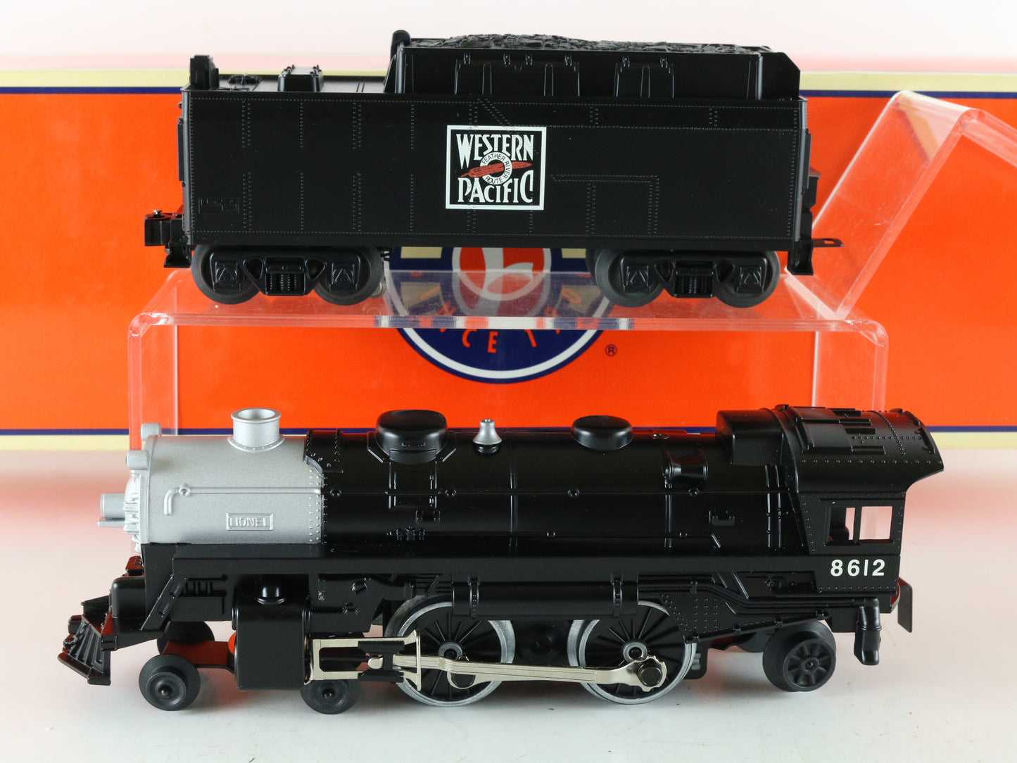 Lionel O 6-28612 Western Pacific WP 4-4-2 Steam Locomotive & Tender