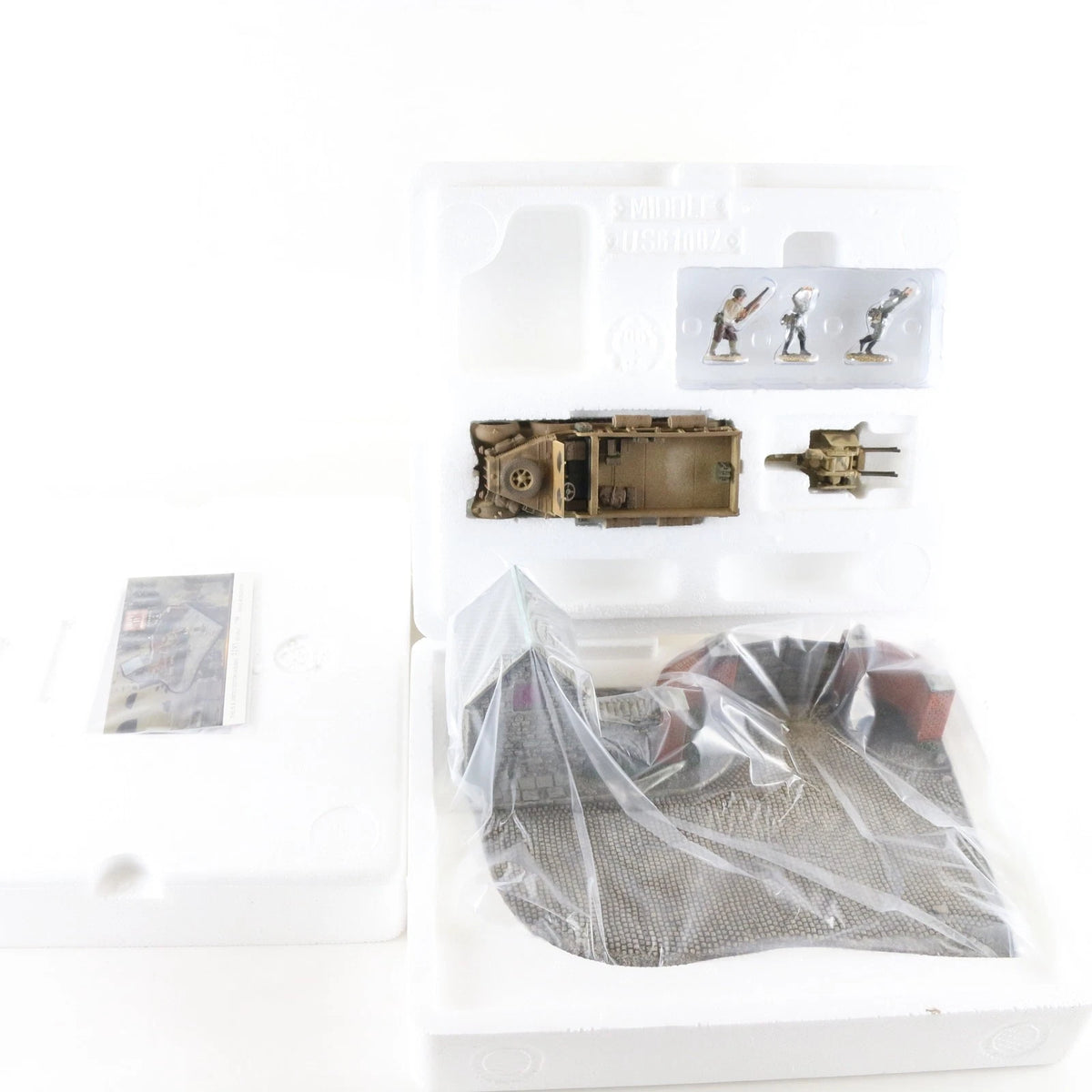 D-Day Surrender Set 2 German Sdkfz7 Quad Flak Gun WW2 Diorama Corgi 1:50 US61002