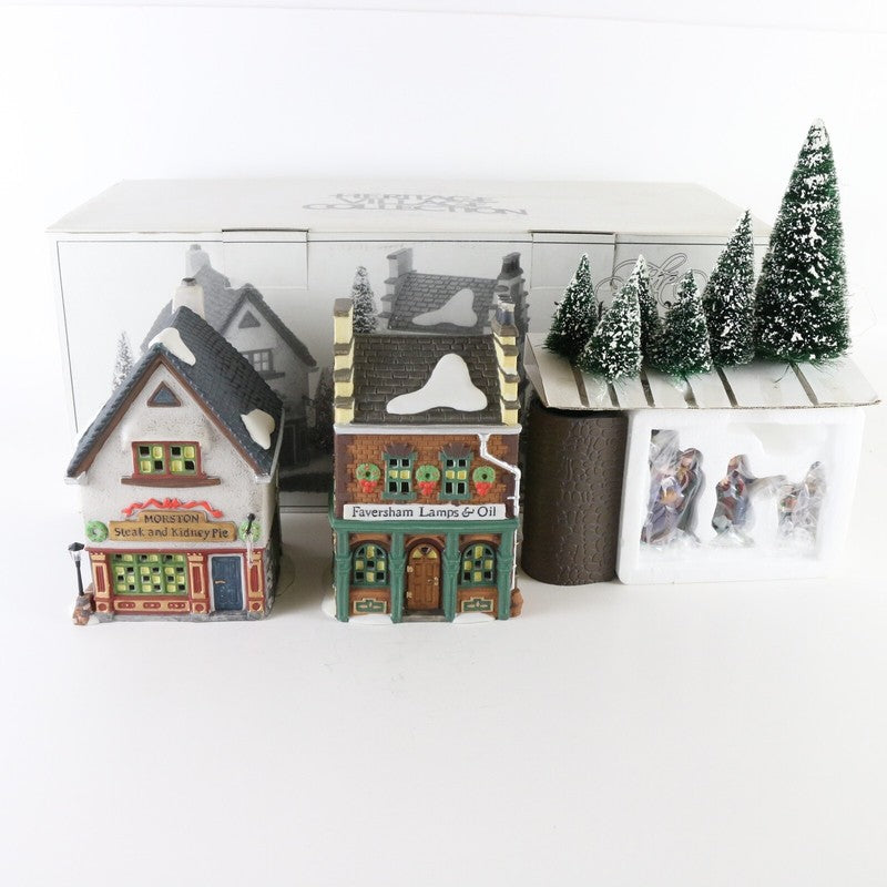 Dept 56 Dickens Heritage Village Start A Tradition Set Of 13 Christmas Buildings