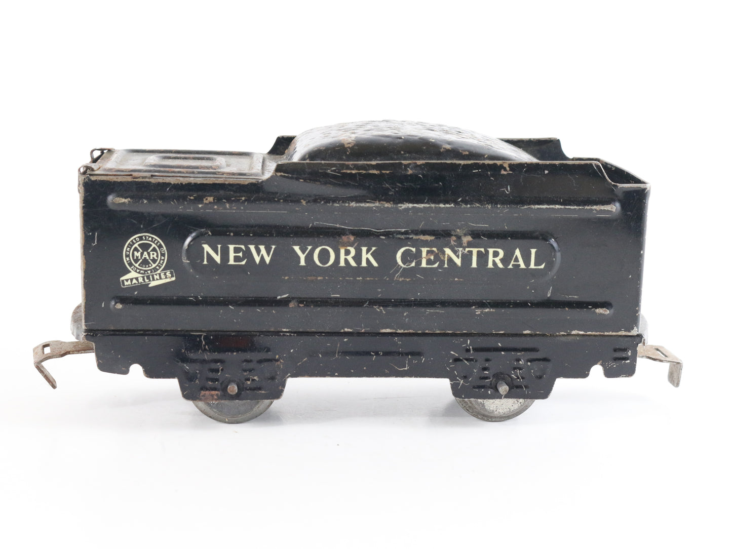 New York Central NYC Black Steam Loco Tender Marx O Model Train iconic American locomotive tender collectible