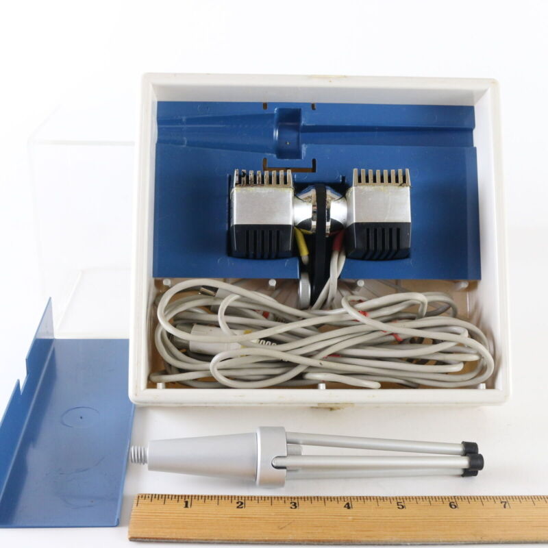 Vintage 1960sGrundig GDSM 330 Cardoid Dynamic Stereo Microphone W/ Box