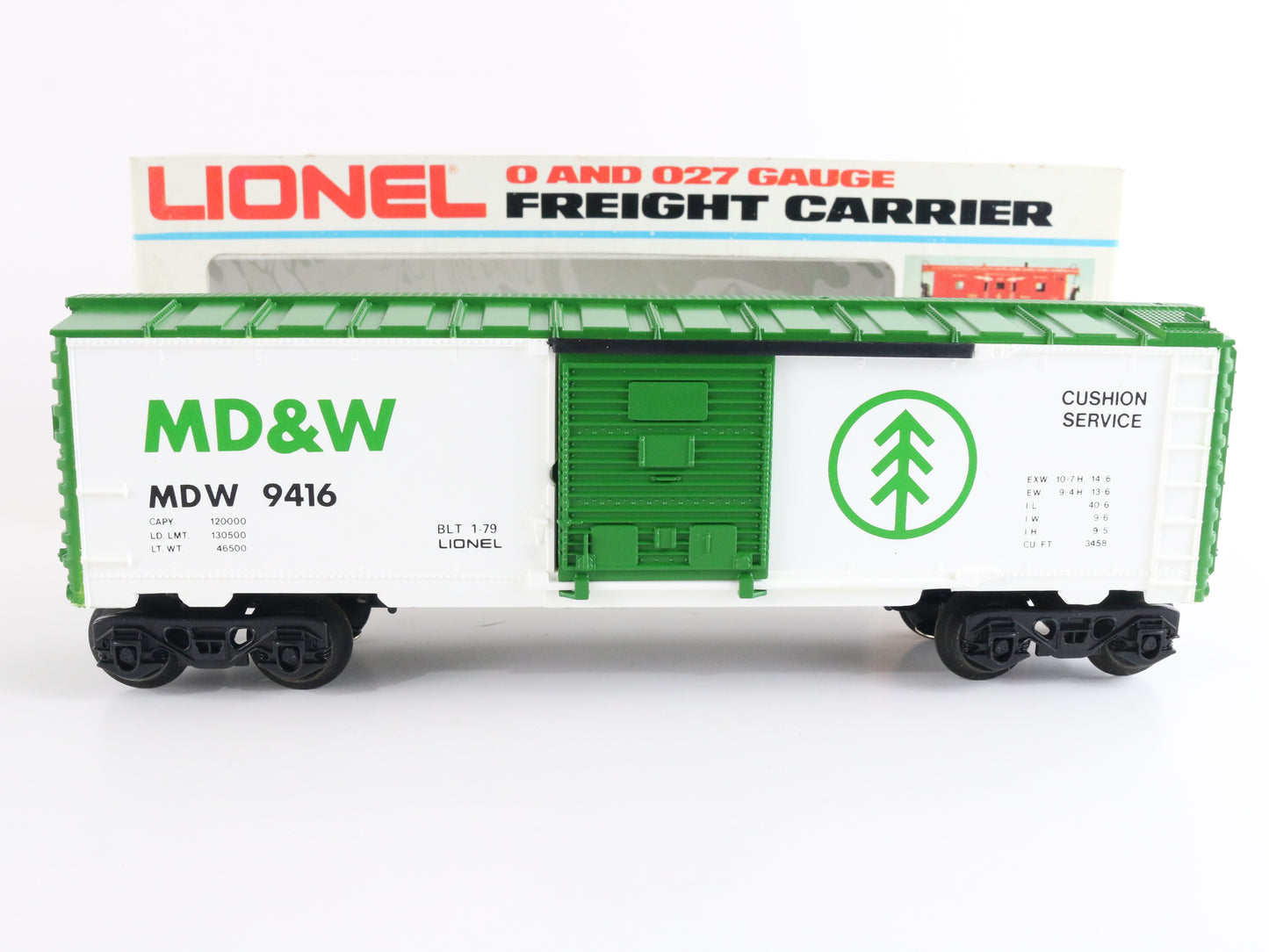 Lionel O 6-9416 Minnesota Dakota & Western MDW 9416 Boxcar in Box authentic railroad collectible freight car