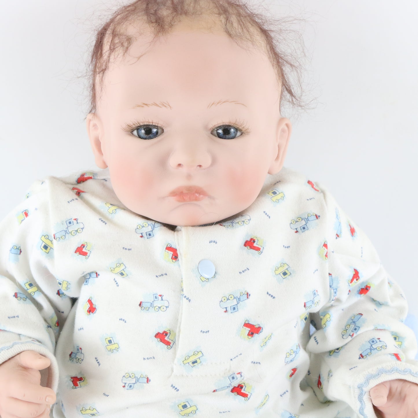 Hugs & Kisses Baby In Blue Sheila Michael Masterpiece 16" Silicon Doll 746/1500