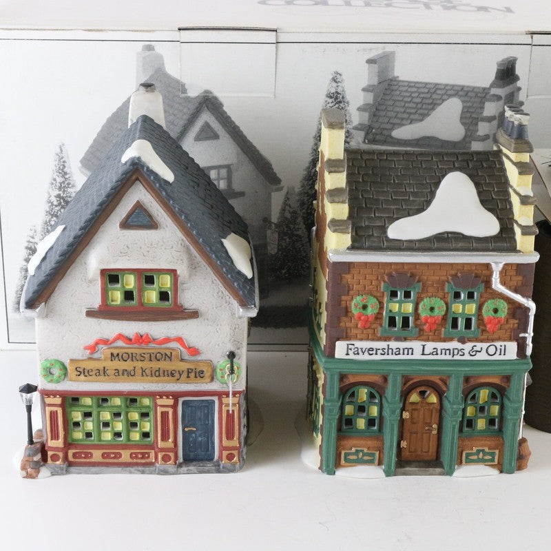 Dept 56 Dickens Heritage Village Start A Tradition Set Of 13 Christmas Buildings