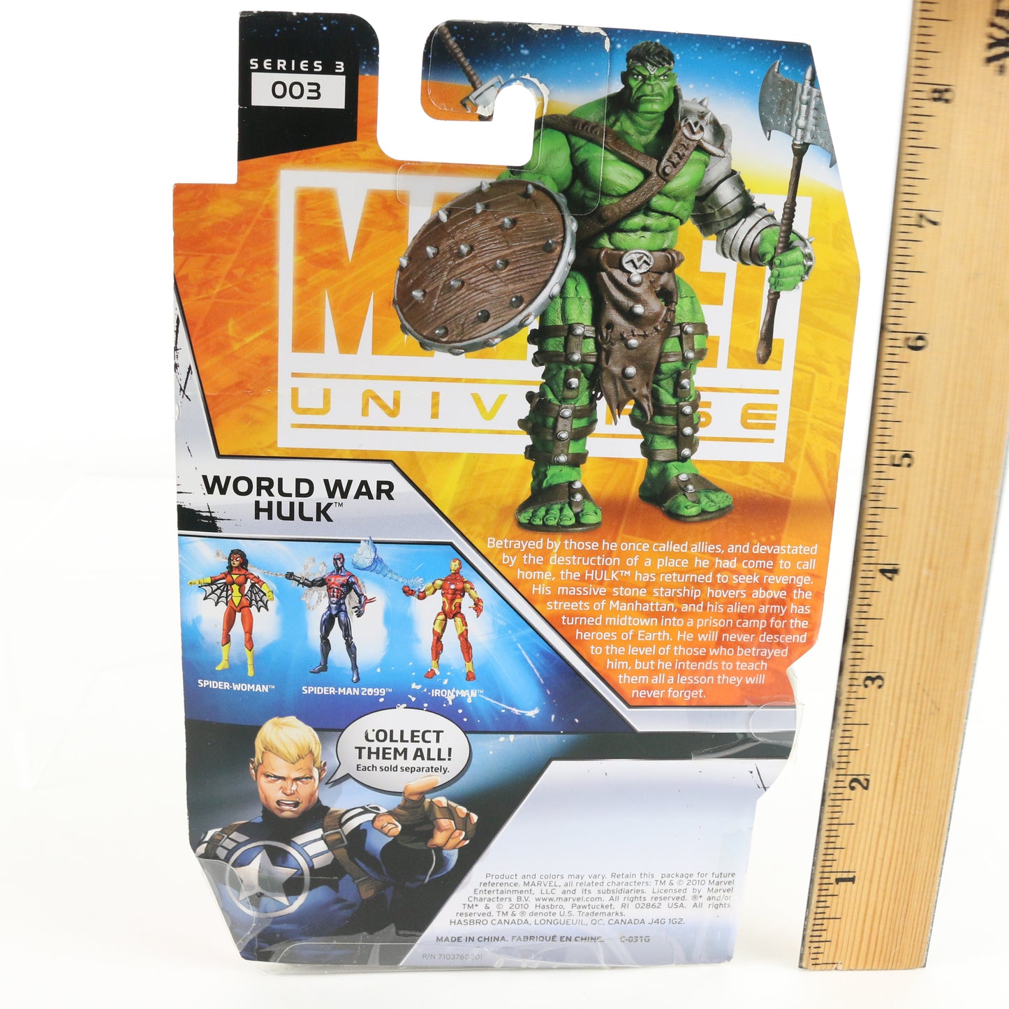 Marvel Universe Series 3 003 World War Hulk Hasbro 3.75" Action Figure