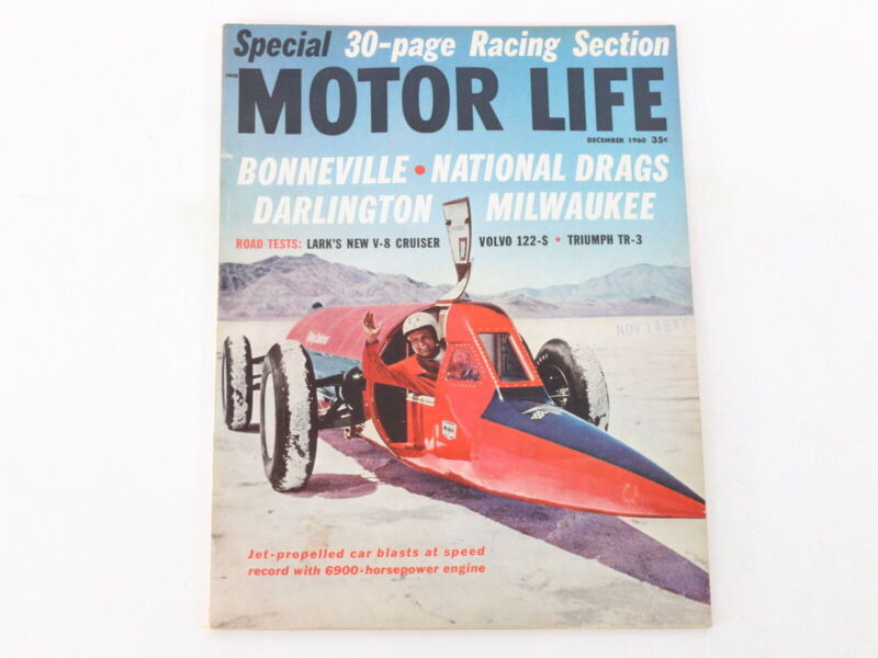 Lot Of 5 Motor Life MAGAZINE Vintage AUTOMOBLIA Sep Oct Nov Dec 1960 35c