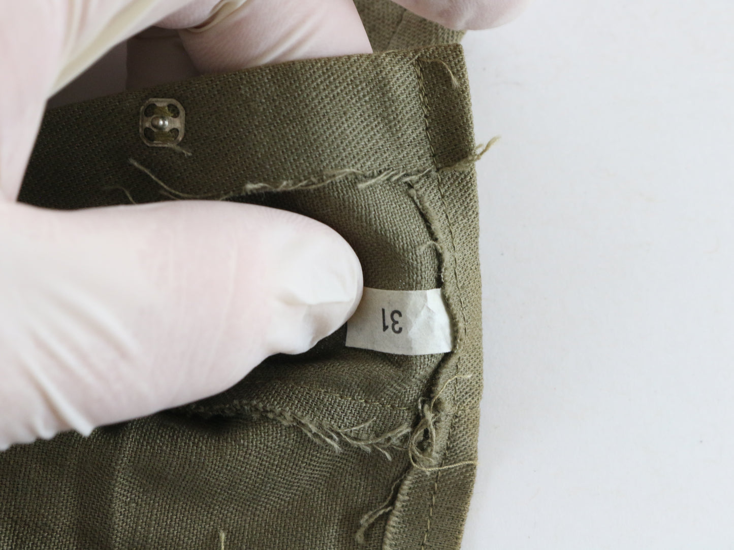 1964 Hasbro Gi Joe Army Fatigue Jacket Green For 12" Figures